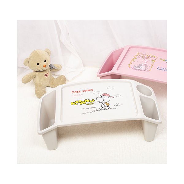 Mini Portable Folding Laptop Desk Plastic Lap Desk   random graphic