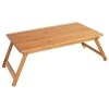 Wholesale Bamboo Folding Laptop Table with Legs for Adult Kids Bamboo Tray