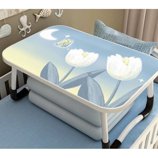 H5bfcd43660074a7e8deb3694db7e473ff.jpg Kids Baby Children Study Reading Foldable Folding Laptop Desk random graphic