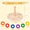 H930c6c82200644bfa0fef783526ffbb4e.jpg Montessori Wooden Stacking Rings – 6pcs