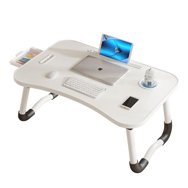 Modern Portable Foldable MDF Computer Desk   random graphic