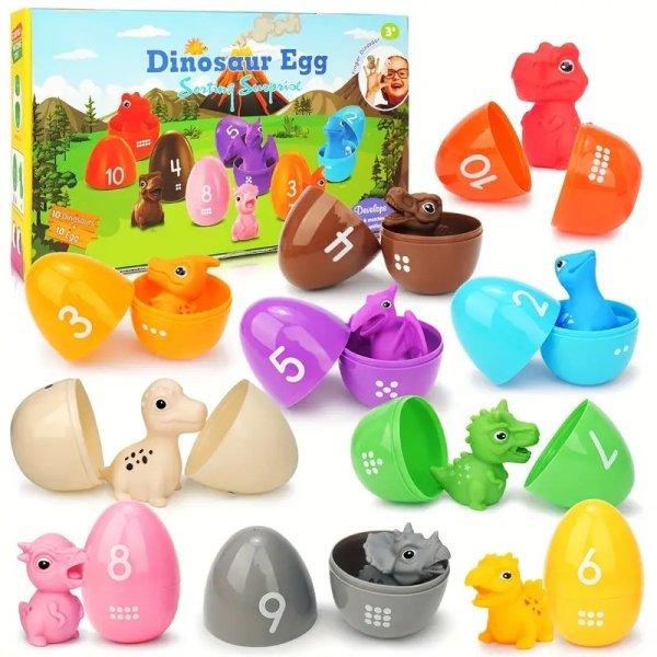 10 Dinosaur Eggs