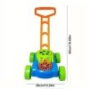 Music Automatic Bubble Blowing Lawn Mower Toy for Kids